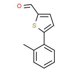 ChemSpider 2D Image | 5-(2-Methylphenyl)-2-thiophenecarbaldehyde | C12H10OS