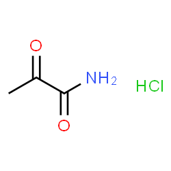 ChemSpider 2D Image | 2-Oxopropanamide hydrochloride (1:1) | C3H6ClNO2