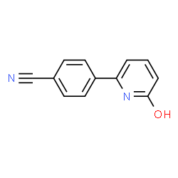 ChemSpider 2D Image | 4-(6-Hydroxy-2-pyridinyl)benzonitrile | C12H8N2O
