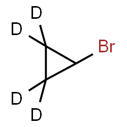 ChemSpider 2D Image | Bromo(2,2,3,3-~2~H_4_)cyclopropane | C3HD4Br