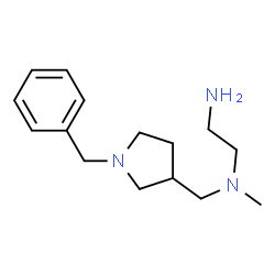 ChemSpider 2D Image | (2-AMINOETHYL)[(1-BENZYLPYRROLIDIN-3-YL)METHYL]METHYLAMINE | C15H25N3