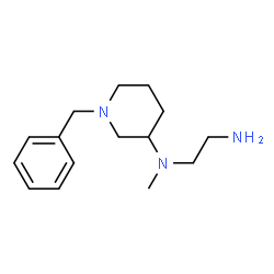 ChemSpider 2D Image | N-(1-Benzyl-3-piperidinyl)-N-methyl-1,2-ethanediamine | C15H25N3