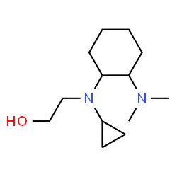 ChemSpider 2D Image | 2-{Cyclopropyl[2-(dimethylamino)cyclohexyl]amino}ethanol | C13H26N2O