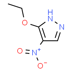 ChemSpider 2D Image | 5-Ethoxy-4-nitro-1H-pyrazole | C5H7N3O3