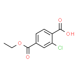 ChemSpider 2D Image | 2-Chloro-4-(ethoxycarbonyl)benzoic acid | C10H9ClO4