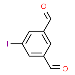 ChemSpider 2D Image | 5-Iodoisophthalaldehyde | C8H5IO2