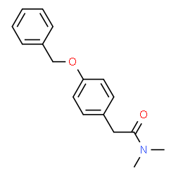 ChemSpider 2D Image | 2(4-Benzyloxyphenyl)-N,N-dimethylacetamide | C17H19NO2