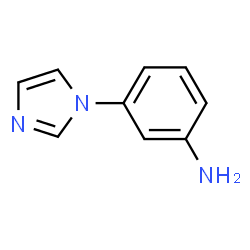 ChemSpider 2D Image | 3-(1H-Imidazol-1-yl)aniline | C9H9N3