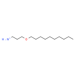 ChemSpider 2D Image | 3-(Decyloxy)-1-propanaminium | C13H30NO