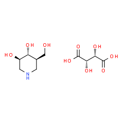 ChemSpider 2D Image | ISOFAGOMINE D-TARTRATE | C10H19NO9