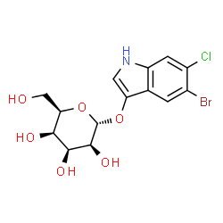ChemSpider 2D Image | 5-Bromo-6-chloro-1H-indol-3-yl alpha-D-talopyranoside | C14H15BrClNO6