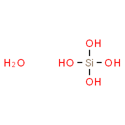 ChemSpider 2D Image | Orthosilicic acid hydrate (1:1) | H6O5Si