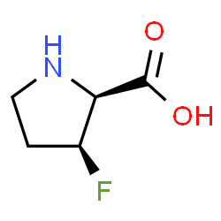 ChemSpider 2D Image | (3S)-3-Fluoro-D-proline | C5H8FNO2