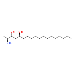 ChemSpider 2D Image | (2S,3R,5S)-2-Amino-3,5-octadecanediol | C18H39NO2