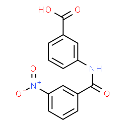 ChemSpider 2D Image | 3-[(3-Nitrobenzoyl)amino]benzoic acid | C14H10N2O5