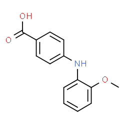 ChemSpider 2D Image | 4-[(2-Methoxyphenyl)amino]benzoic acid | C14H13NO3