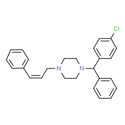 ChemSpider 2D Image | clocinizine | C26H27ClN2