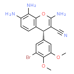 ChemSpider 2D Image | Crolibulin | C18H17BrN4O3