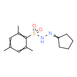 ChemSpider 2D Image | N'-Cyclopentylidene-2,4,6-trimethylbenzenesulfonohydrazide | C14H20N2O2S