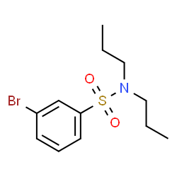 ChemSpider 2D Image | 3-Bromo-N,N-dipropylbenzenesulfonamide | C12H18BrNO2S