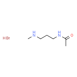 ChemSpider 2D Image | N-[3-(Methylamino)propyl]acetamide hydrobromide (1:1) | C6H15BrN2O