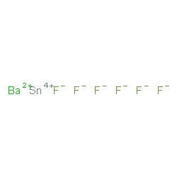 ChemSpider 2D Image | Barium tin(4+) fluoride (1:1:6) | BaF6Sn