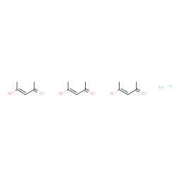 ChemSpider 2D Image | Thulium tris[(2E)-4-oxo-2-penten-2-olate] | C15H21O6Tm