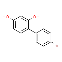 ChemSpider 2D Image | 4'-Bromo-2,4-biphenyldiol | C12H9BrO2