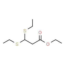 ChemSpider 2D Image | Ethyl 3,3-bis(ethylsulfanyl)propanoate | C9H18O2S2