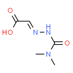 ChemSpider 2D Image | (2E)-[(Dimethylcarbamoyl)hydrazono]acetic acid | C5H9N3O3