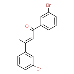 ChemSpider 2D Image | (2E)-1,3-Bis(3-bromophenyl)-2-buten-1-one | C16H12Br2O