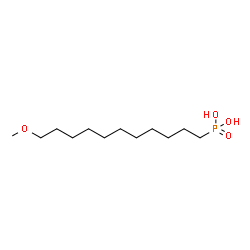 ChemSpider 2D Image | (11-Methoxyundecyl)phosphonic acid | C12H27O4P