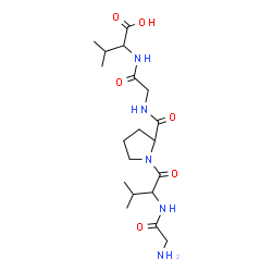 ChemSpider 2D Image | Glycylvalylprolylglycylvaline | C19H33N5O6