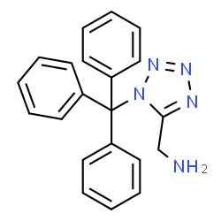 ChemSpider 2D Image | 1-(1-Trityl-1H-tetrazol-5-yl)methanamine | C21H19N5