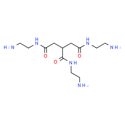 ChemSpider 2D Image | N,N',N''-Tris(2-aminoethyl)-1,2,3-propanetricarboxamide | C12H26N6O3