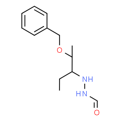 ChemSpider 2D Image | N'-[2-(Benzyloxy)-3-pentanyl]formic hydrazide | C13H20N2O2