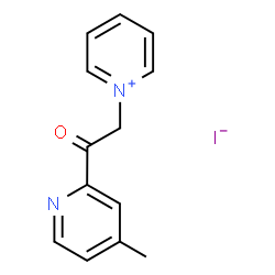 ChemSpider 2D Image | 1-[2-(4-Methyl-2-pyridinyl)-2-oxoethyl]pyridinium iodide | C13H13IN2O