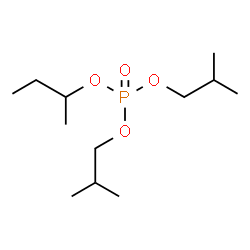 ChemSpider 2D Image | sec-Butyl diisobutyl phosphate | C12H27O4P