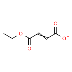ChemSpider 2D Image | 4-Ethoxy-4-oxo-2-butenoate | C6H7O4