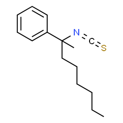 ChemSpider 2D Image | (2-Isothiocyanato-2-octanyl)benzene | C15H21NS