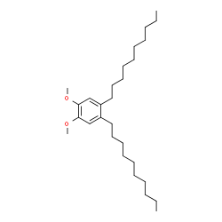 ChemSpider 2D Image | 1,2-Didecyl-4,5-dimethoxybenzene | C28H50O2
