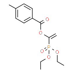 ChemSpider 2D Image | 1-(Diethoxyphosphoryl)vinyl 4-methylbenzoate | C14H19O5P