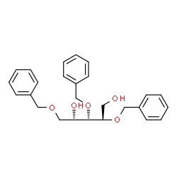 ChemSpider 2D Image | 1,3,4-Tri-O-benzyl-D-ribitol | C26H30O5
