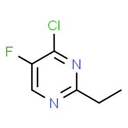 ChemSpider 2D Image | 4-Chloro-2-ethyl-5-fluoropyrimidine | C6H6ClFN2
