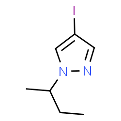 ChemSpider 2D Image | 1-sec-Butyl-4-iodo-1H-pyrazole | C7H11IN2