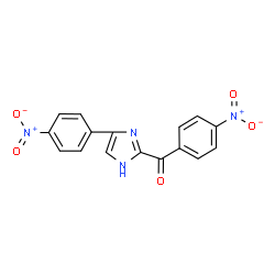 ChemSpider 2D Image | (4-Nitrophenyl)[4-(4-nitrophenyl)-1H-imidazol-2-yl]methanone | C16H10N4O5