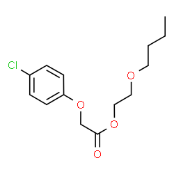ChemSpider 2D Image | 2-Butoxyethyl (4-chlorophenoxy)acetate | C14H19ClO4