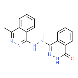 ChemSpider 2D Image | 4-[2-(4-methylphthalazin-1-yl)hydrazin-1-yl]phthalazin-1-ol | C17H14N6O