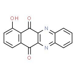 ChemSpider 2D Image | 7-Hydroxybenzo[b]phenazine-6,11-dione | C16H8N2O3