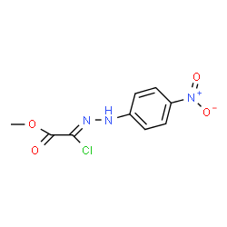 ChemSpider 2D Image | Methyl (2Z)-chloro[(4-nitrophenyl)hydrazono]acetate | C9H8ClN3O4